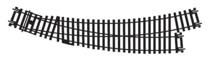 Hornby R8074 - 1: 76 - Bogenweiche, links